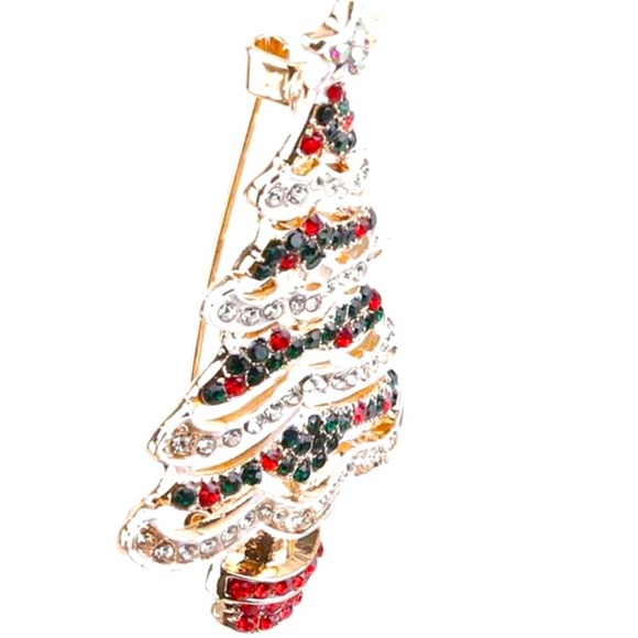 Vintage Christmas Tree Pin - Picture 5 of 8